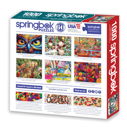 Snowman Snow Globe 1000 Piece Jigsaw Puzzle | Springbok Puzzles