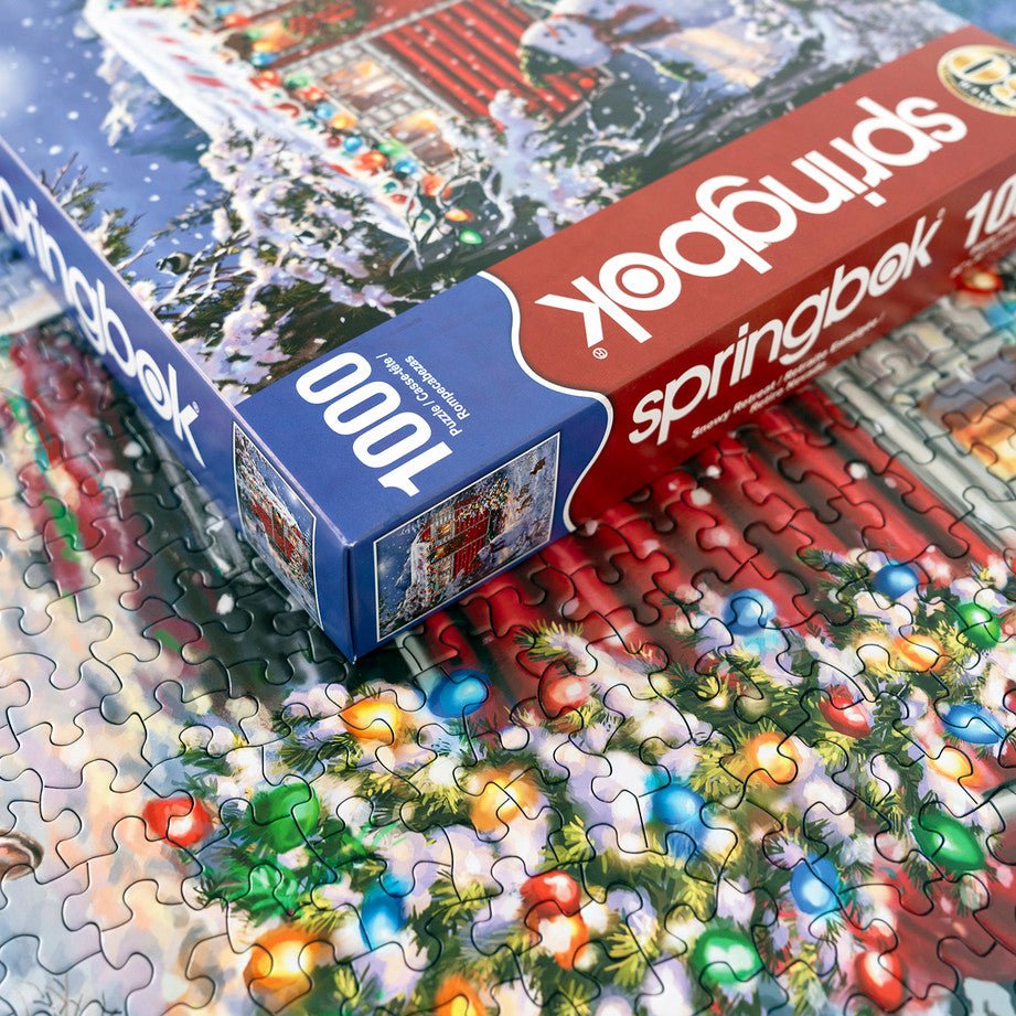 Snowy Retreat 1000 Piece Jigsaw Puzzle by Springbok Puzzles