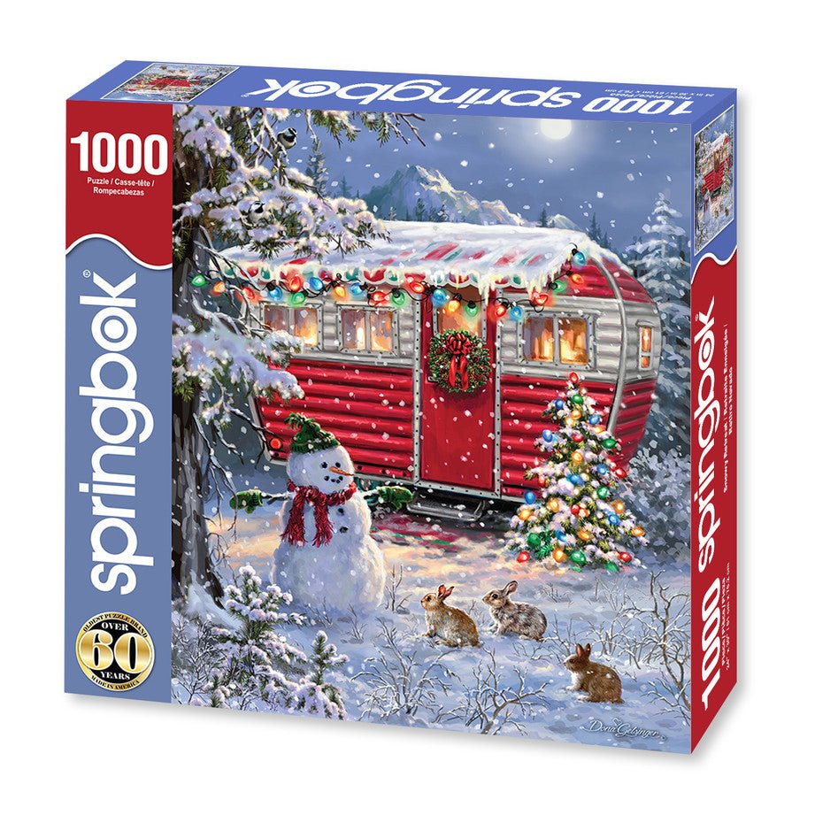 Snowy Retreat 1000 Piece Jigsaw Puzzle by Springbok Puzzles