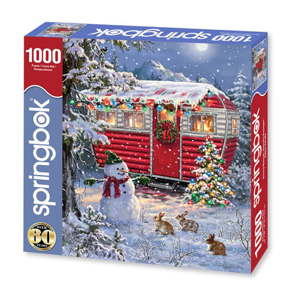 Snowy Retreat 1000 Piece Jigsaw Puzzle by Springbok Puzzles