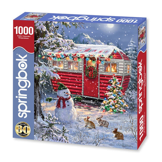 Snowy Retreat 1000 Piece Jigsaw Puzzle by Springbok Puzzles