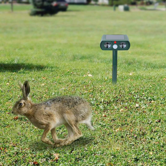 Solar Powered Ultrasonic Animal Repeller Otarealm
