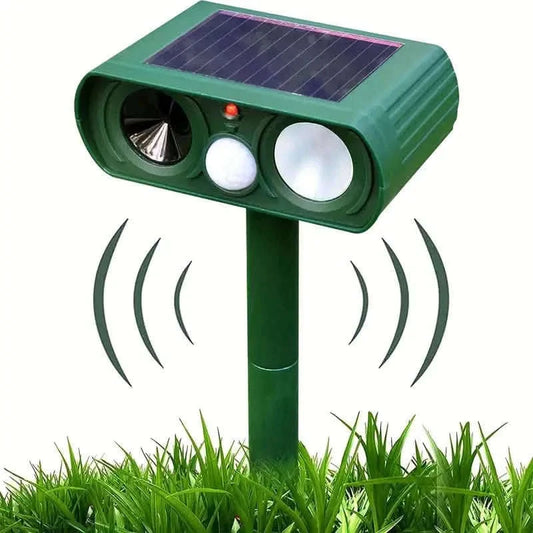 Solar Ultrasonic Animal Repeller with Motion Detector Otarealm