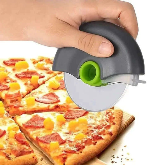 Stainless Steel Round Wheel Cutter with Lid Otarealm