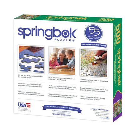 Stocking Curiosity 500 Piece Jigsaw Puzzle by Springbok Puzzles