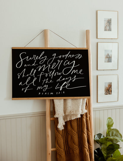Horizontal Poster "Surely Goodness"