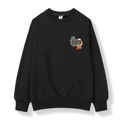 SW9008 Yin Yang Koi Embroidery Sweater