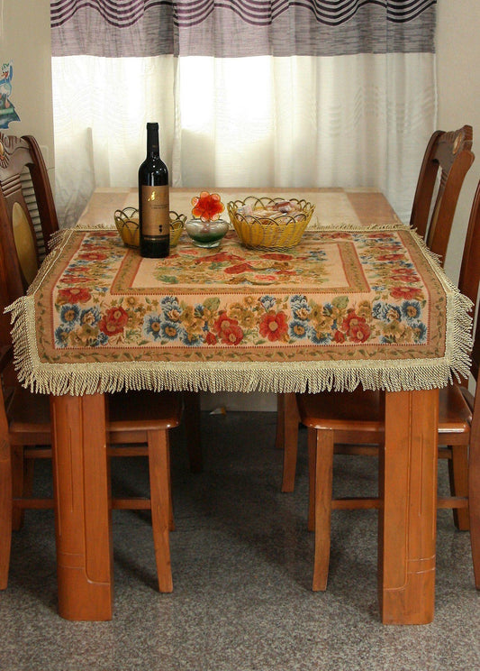 Tache Colorful Floral Country Rustic Morning Meadow Tablecloths (3098)