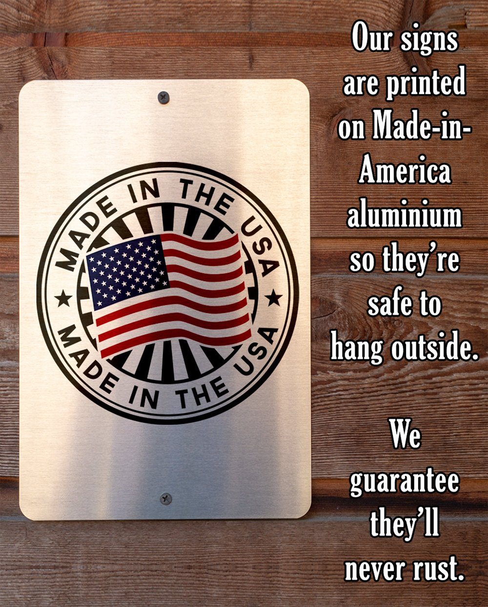Beauty Beer Holder - Metal Sign