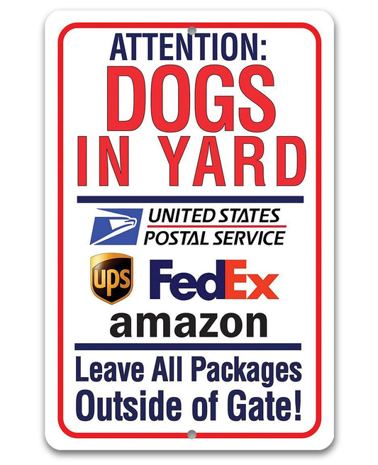 Postal Sign Design - Metal Sign