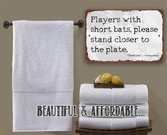 Players With Short Bats - Metal Sign