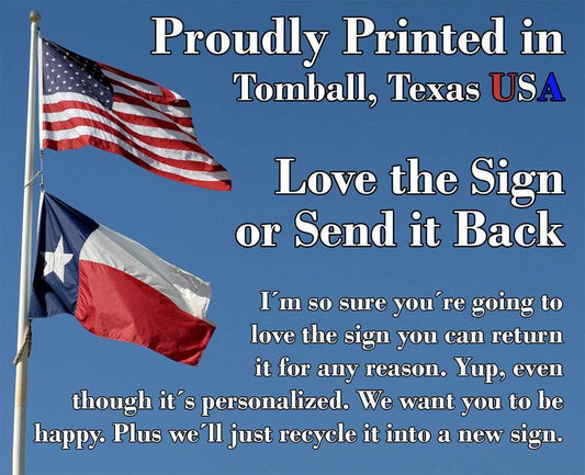 Personalized - Workshop - Metal Sign