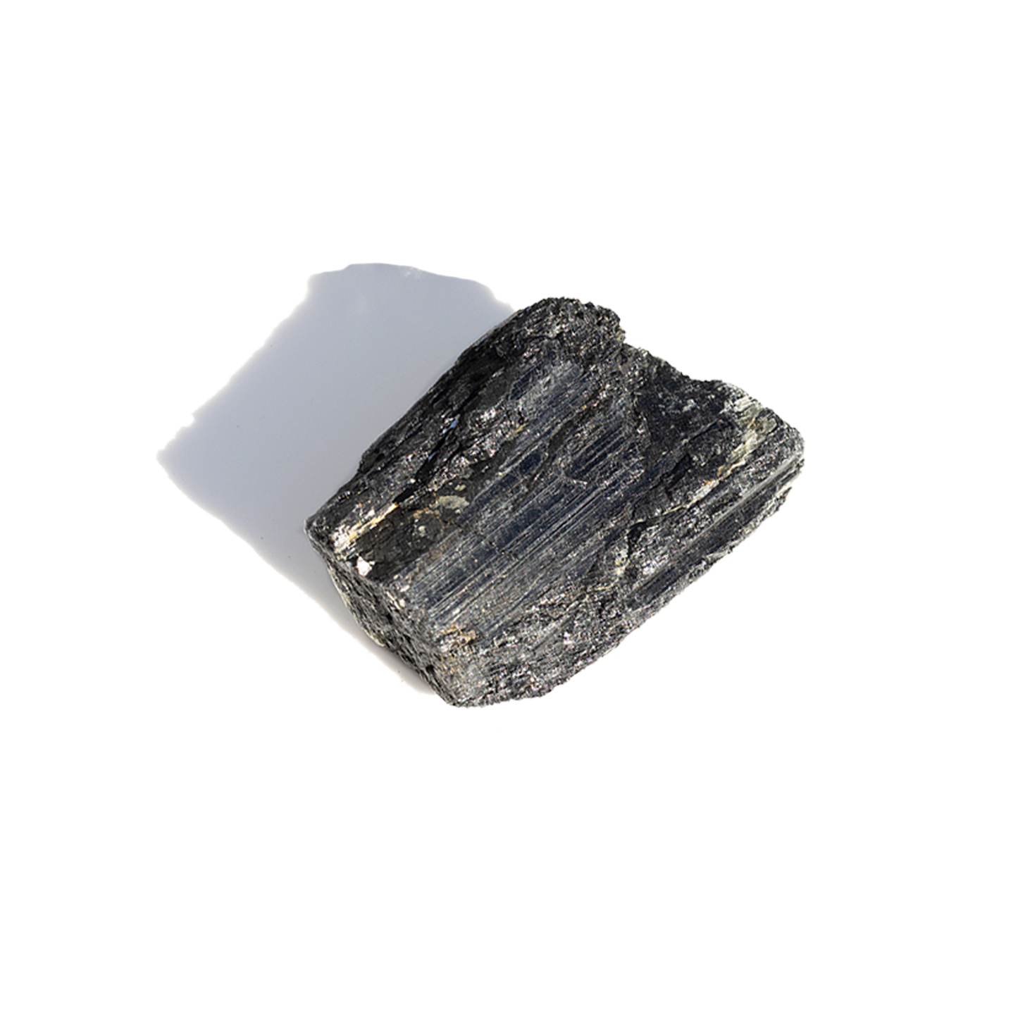 Black Tourmaline Rough Stone Crystal