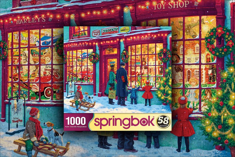 Toy Shop 1000 Piece Jigsaw Puzzle by Springbok Puzzles