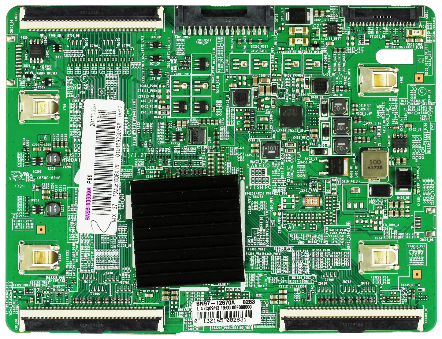 BN95-03999A Samsung T-Con, BN97-12670A, UN75MU8000FXZA