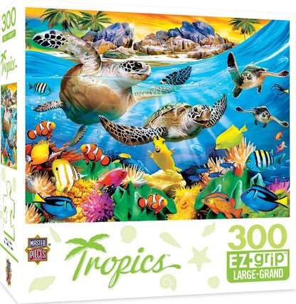 Tropics Breaking Waves 300 Piece EZ Grip Jigsaw Puzzle | Masterpieces
