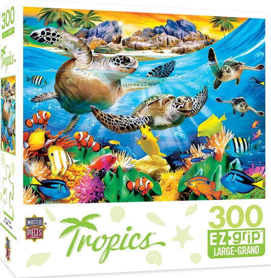Tropics Breaking Waves 300 Piece EZ Grip Jigsaw Puzzle | Masterpieces