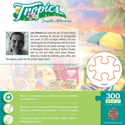 Tropics Seaside Afternoon 300 Piece EZ Grip Jigsaw Puzzle | Masterpieces