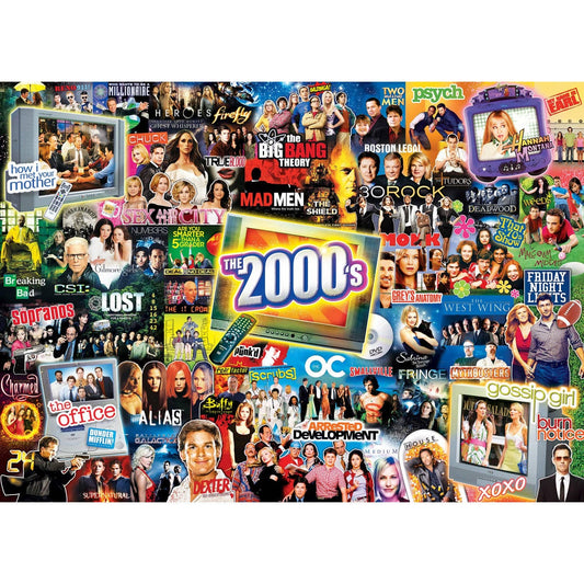 TV Time - 2000's Shows 1000 Piece Jigsaw Puzzle by Masterpieces