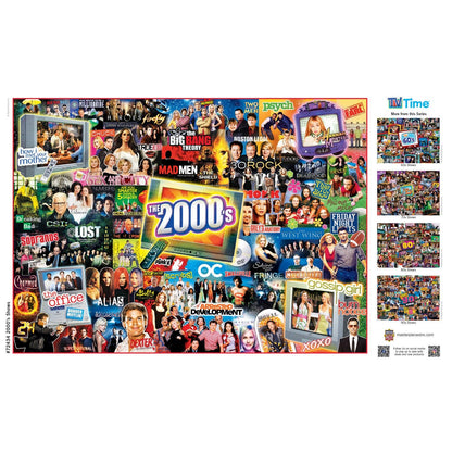TV Time - 2000's Shows 1000 Piece Jigsaw Puzzle by Masterpieces