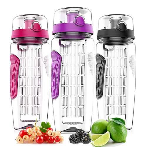Ultra Portable Fruit Infusing Water Bottle 32oz Otarealm