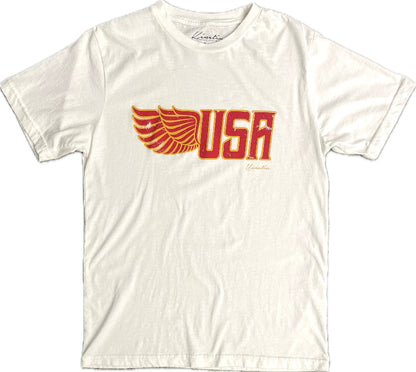 USA Organic Tee (Snow White)