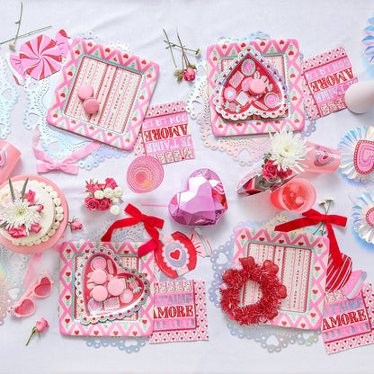 Sweetheart Iridescent Doily Placemats (10 count)