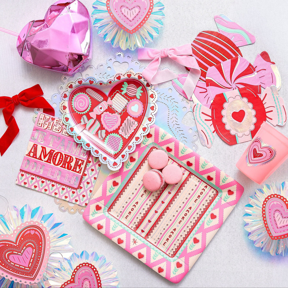 Sweetheart Candy Shaped Napkins (20 count)