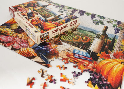 Vineyard View 500 Piece Jigsaw Puzzle | Springbok Puzzles