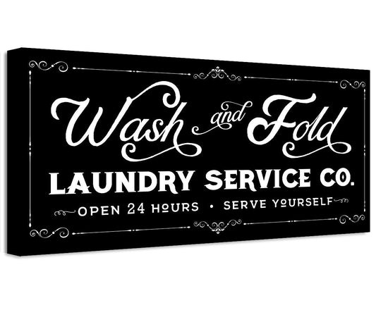 Wash and Fold Laundry - Canvas