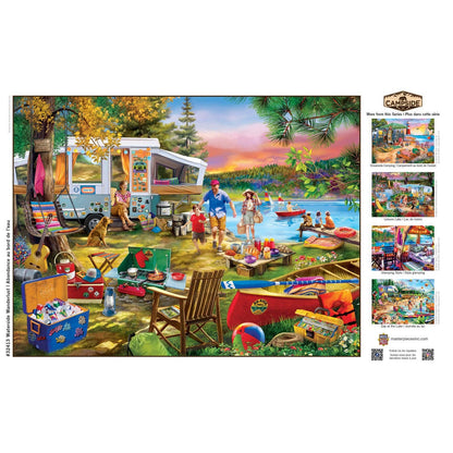 Waterslide Wanderlust Campside 300 Piece EZ Grip Puzzle by Masterpieces