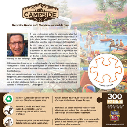 Waterslide Wanderlust Campside 300 Piece EZ Grip Puzzle by Masterpieces