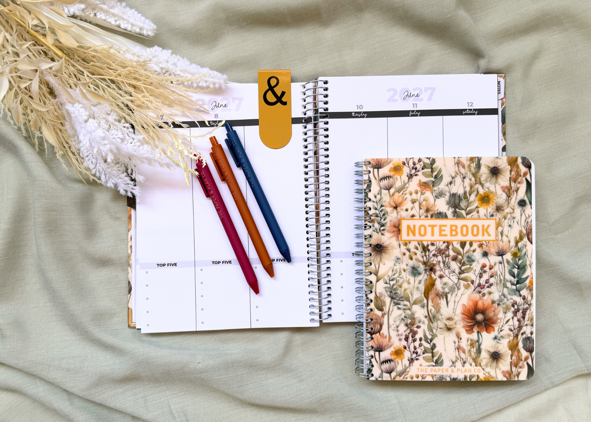 2027 Wildflower Weekly Planner Premium Bundle