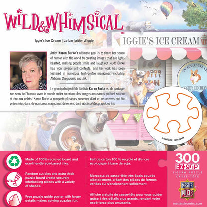 Wild & Whimsical Iggie's Ice Cream 300 Piece EZ Grip Jigsaw Puzzle | Masterpieces