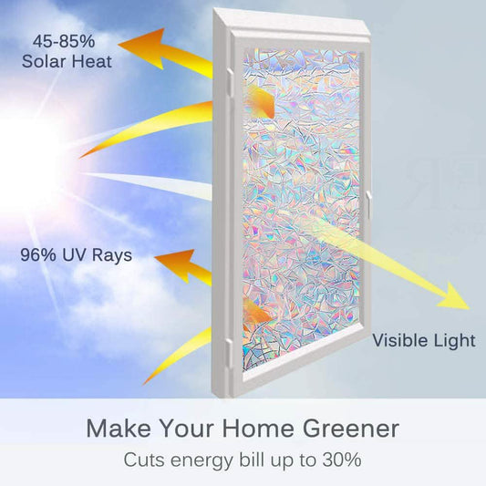 Window Privacy Film Static Window Sticker Otarealm