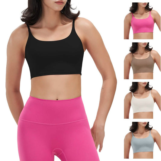 Women Strap Sport Bras Padded Strappy Tank Tops Otarealm