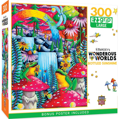 Wonderous Worlds - Bottled Sunshine 300 Piece EZ Grip Jigsaw Puzzle by Masterpieces Puzzles
