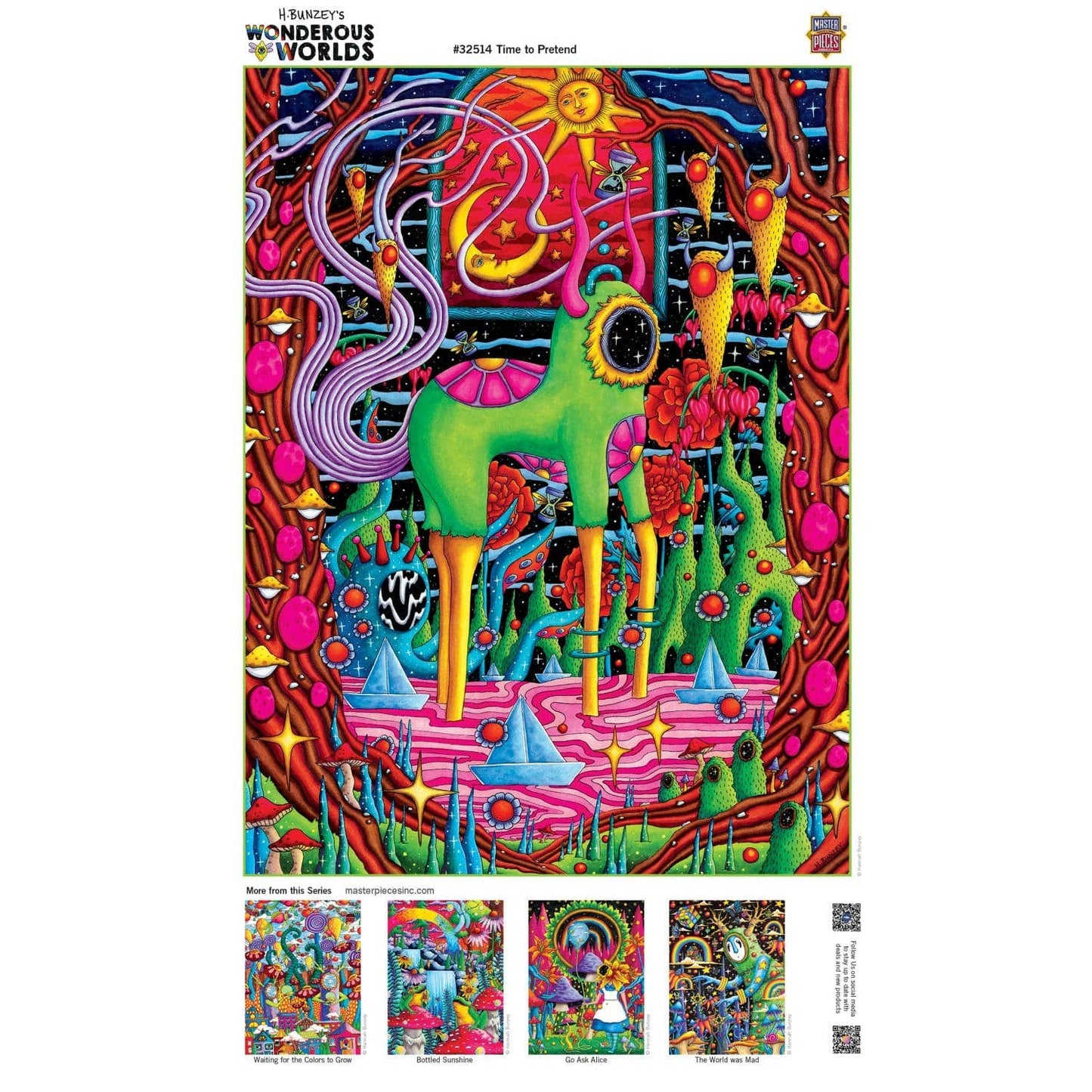 Wonderous Worlds Time to Pretend 300 Piece EZ Grip Jigsaw Puzzle by Masterpieces Puzzles