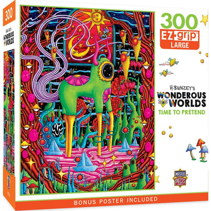 Wonderous Worlds Time to Pretend 300 Piece EZ Grip Jigsaw Puzzle by Masterpieces Puzzles