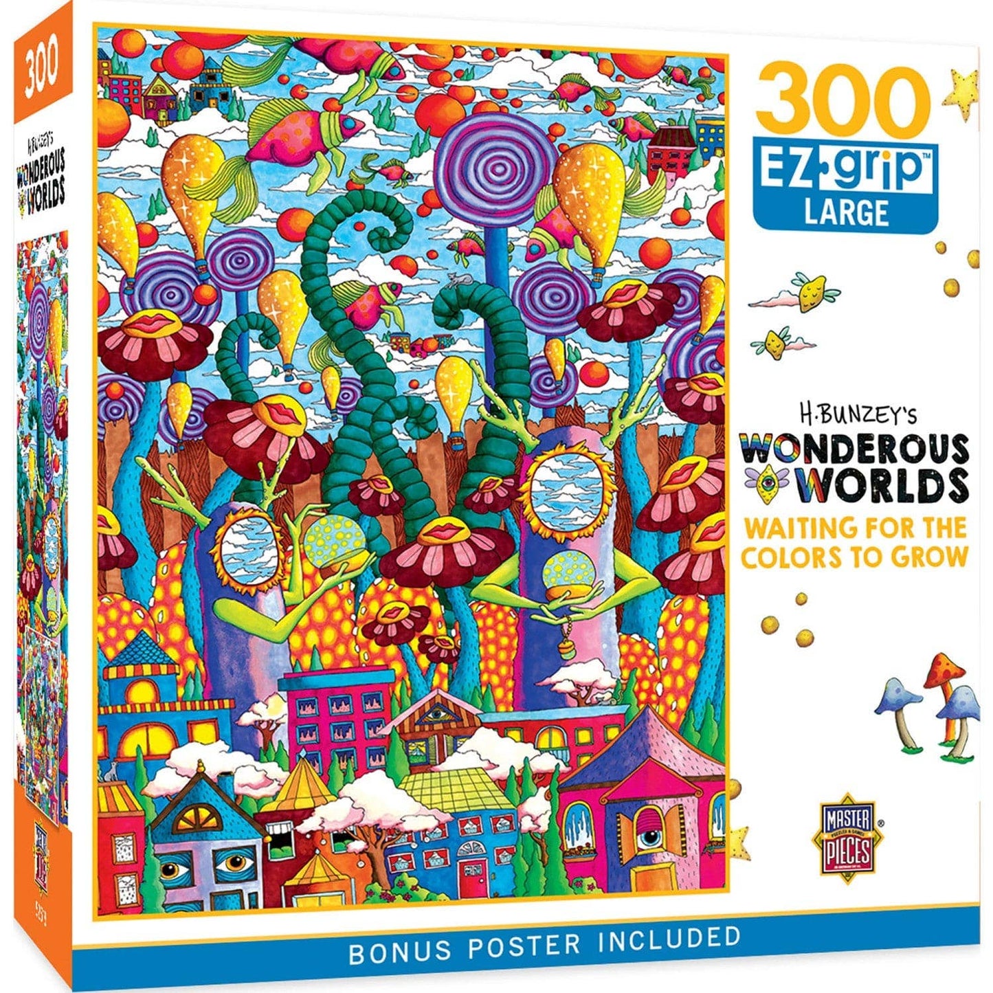 Wonderous Worlds - Waiting for the Colors to Grow 300 Piece EZ Grip Jigsaw Puzzle by Masterpieces Puzzles