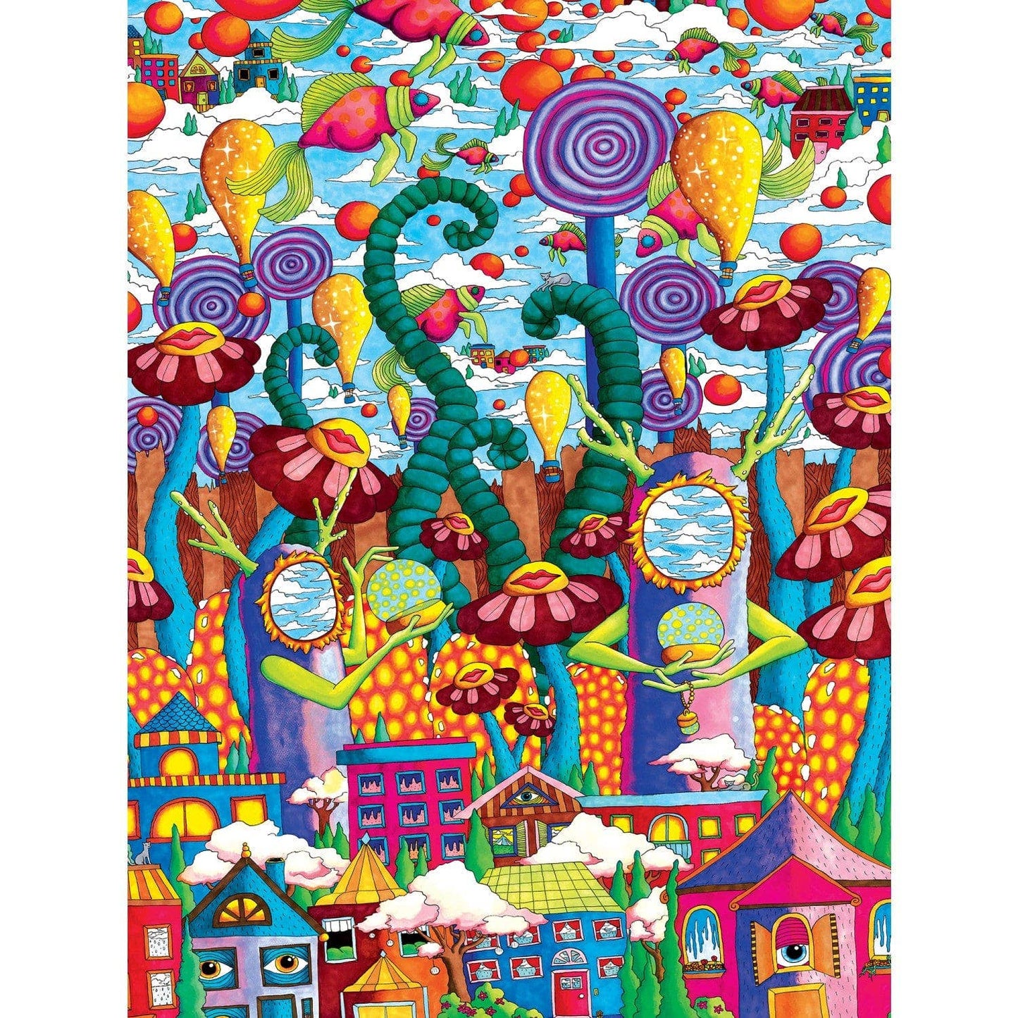 Wonderous Worlds - Waiting for the Colors to Grow 300 Piece EZ Grip Jigsaw Puzzle by Masterpieces Puzzles