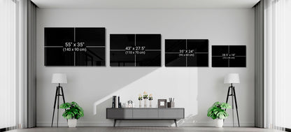 City Silhouette  Glass Wall Art || Designer Collection