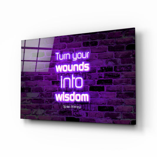 Words Of Wisdom Glass Wall Art