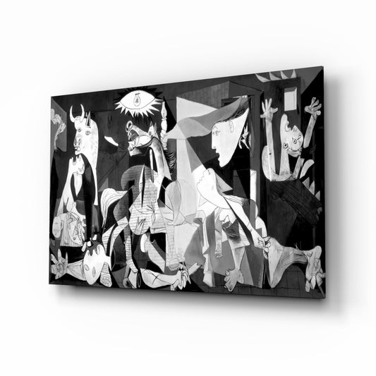 Cubist War Requiem Glass Wall Art